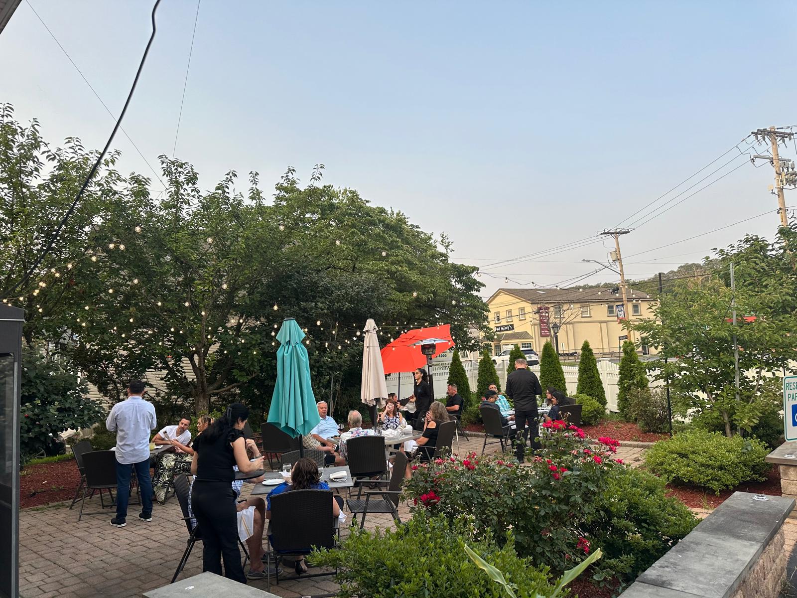Stone House outdoor patio atmosphere